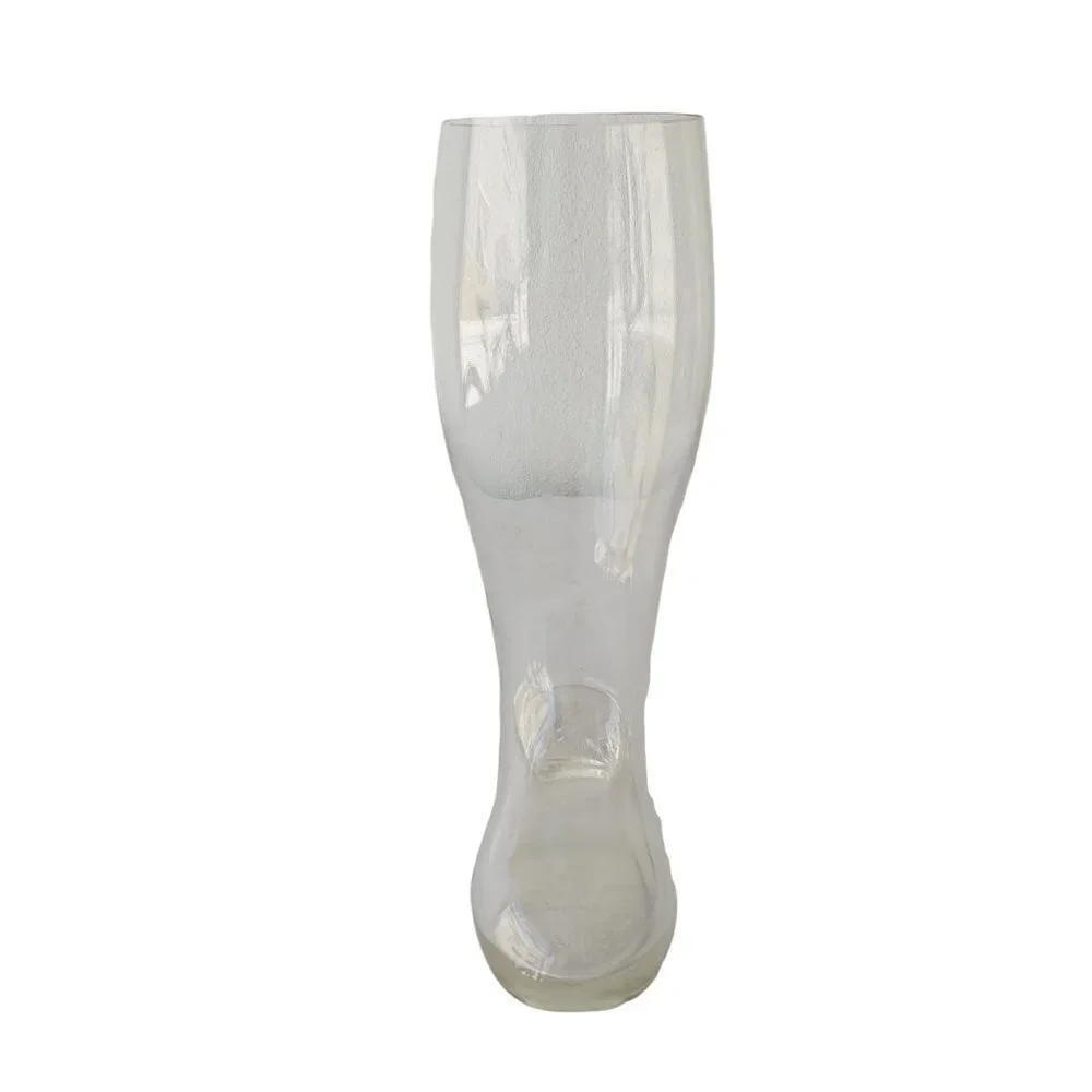 Vintage German Blown Glass Beer Boot 22 oz Capacity 8.5 in x 5 in